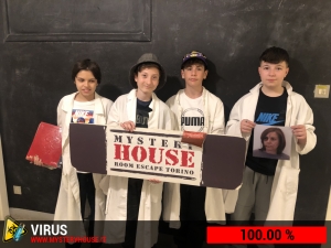 escape room mystery house torino Virus 404