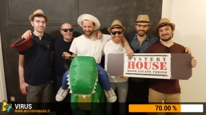 escape room mystery house torino Virus 404