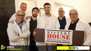 escape room mystery house torino Virus 404