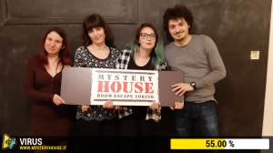 escape room mystery house torino Virus 404