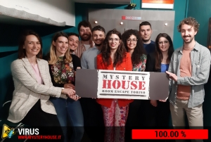 escape room mystery house torino Virus 404