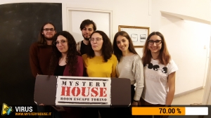 escape room mystery house torino Virus 404