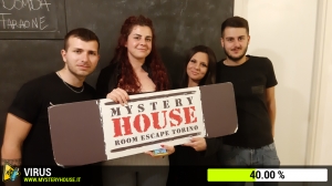 escape room mystery house torino Virus 404