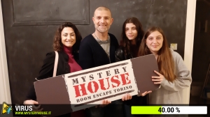 escape room mystery house torino Virus 404