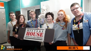 escape room mystery house torino Virus 404