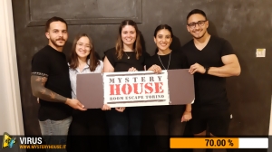 escape room mystery house torino Virus 404