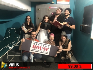 escape room mystery house torino Virus 404