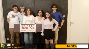 escape room mystery house torino Virus 404