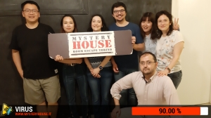 escape room mystery house torino Virus 404