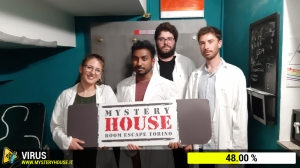 escape room mystery house torino Virus 404