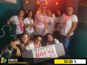 escape room mystery house torino Virus 404