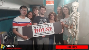 escape room mystery house torino Virus 404