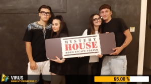 escape room mystery house torino Virus 404