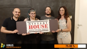 escape room mystery house torino Virus 404