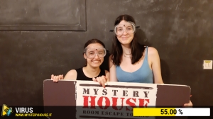 escape room mystery house torino Virus 404