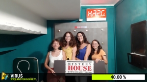 escape room mystery house torino Virus 404