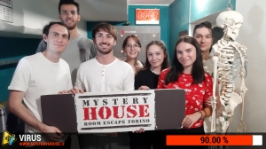 escape room mystery house torino Virus 404