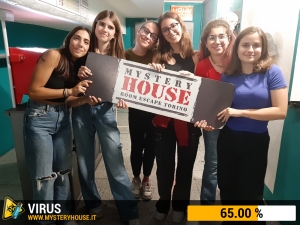 escape room mystery house torino Virus 404