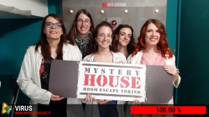 escape room mystery house torino Virus 404