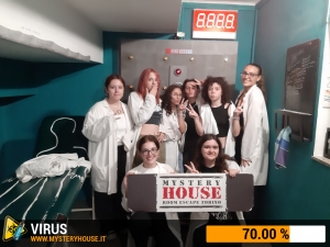 escape room mystery house torino Virus 404