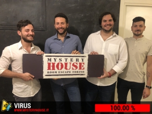 escape room mystery house torino Virus 404