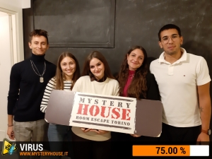 escape room mystery house torino Virus 404