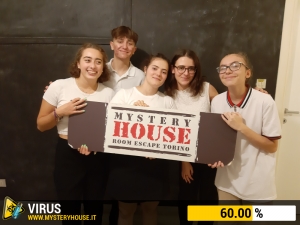 escape room mystery house torino Virus 404