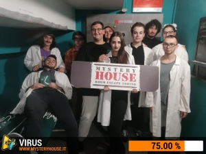 escape room mystery house torino Virus 404