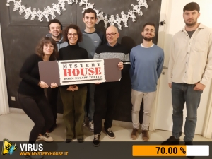 escape room mystery house torino Virus 404