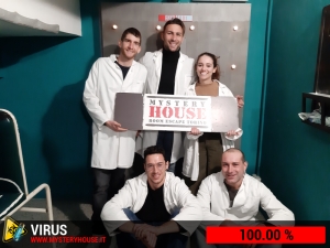 escape room mystery house torino Virus 404