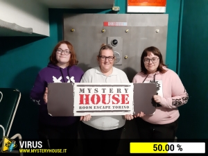 escape room mystery house torino Virus 404