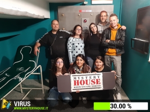 escape room mystery house torino Virus 404