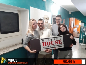 escape room mystery house torino Virus 404