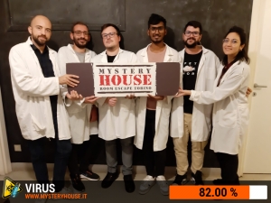 escape room mystery house torino Virus 404