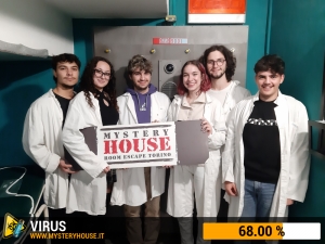 escape room mystery house torino Virus 404