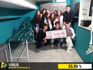 escape room mystery house torino Virus 404