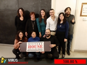 escape room mystery house torino Virus 404