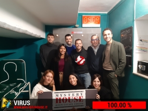 escape room mystery house torino Virus 404