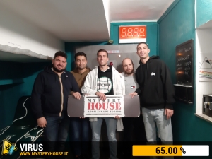 escape room mystery house torino Virus 404