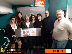 escape room mystery house torino Virus 404