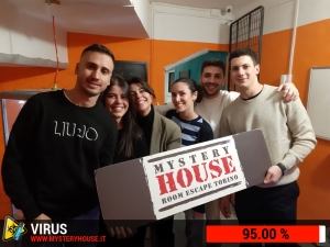 escape room mystery house torino Virus 404