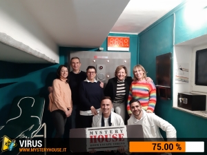 escape room mystery house torino Virus 404