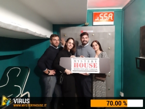 escape room mystery house torino Virus 404