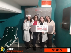 escape room mystery house torino Virus 404