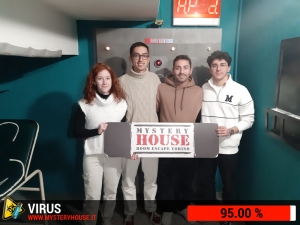 escape room mystery house torino Virus 404