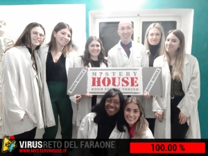 escape room mystery house torino Virus 404