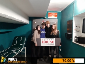 escape room mystery house torino Virus 404