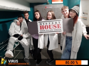 escape room mystery house torino Virus 404