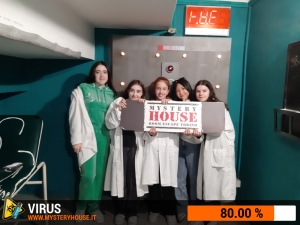 escape room mystery house torino Virus 404