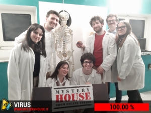 escape room mystery house torino Virus 404